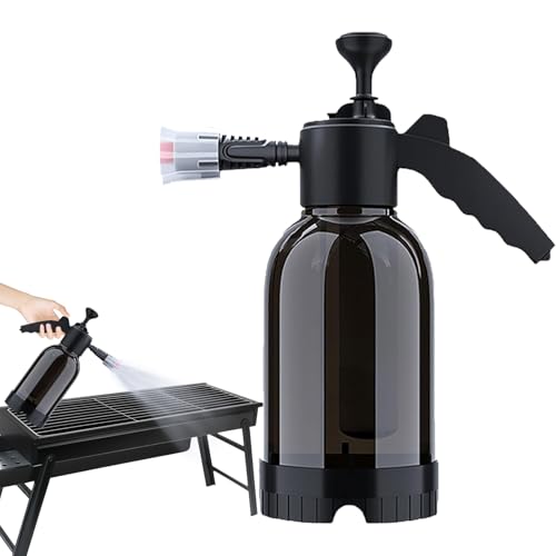 Pulverizador de bomba espuma - Cañón mano 2L, lavado portátil, Herramienta pulverizador a presión | Ideal para limpieza automóviles, jardín, terrazas, ventanas, superficies exteriores, tareas doméstic