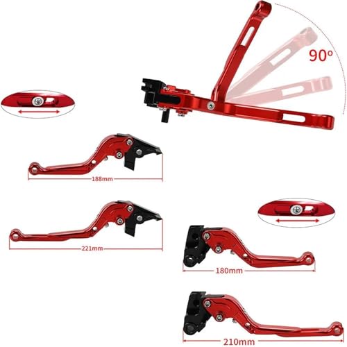 Ensemble levier frein embrayage NSR125 anodisé Couleur 5