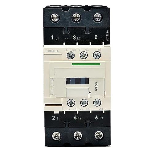 Contacteur LC1D40AM7C Schneider triphasé bobine 220V CA 40A pour moteur électrique