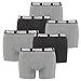 Produktbild PUMA Boxer Briefs Boxershorts Men Herren Everyday Unterhose Pant Unterwäsche 6 er Pack, Farbe:004 - Grey Combo, Bekleidungsgröße:S
