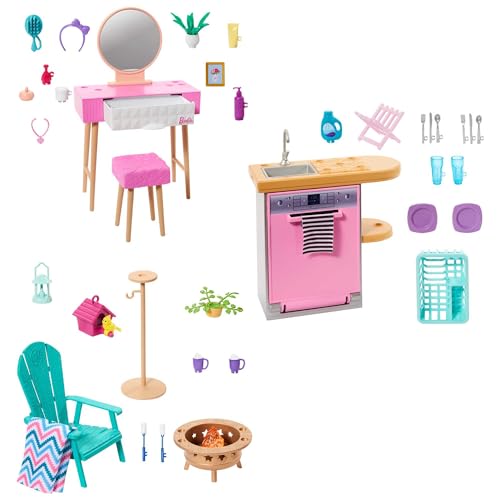 Barbie Meubles de Maison de poupée pour compléter facilement sa collection