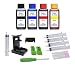 Produktbild Inkpro Nachfüllset kompatibel mit Canon PG-545 schwarz und CL-546 Color (XL) Druckerpatronen. Je 100 ml Black, Cyan, Magenta, Yellow, mit Adapter, Handbohrer, Befüllanleitung, Zubehör