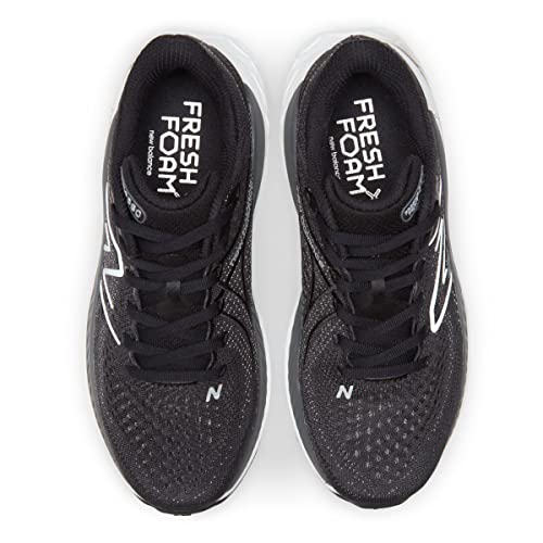 Image of New Balance Women's Fresh Foam X 860 V13, Black /White /Castlerock, 12