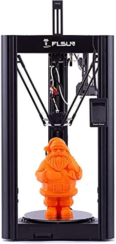 Official FLSUN SR Super Racer 3D Printer Fast 200mm/s 2800 mm/s² FDM Delta 3D Printer Linear Rail Pre-Assembly with Auto Leveling Resume 1.75 PLA DIY 3D Printers Printing Size Φ260x330mm