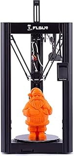 FLSUN SR Super Racer 3D Printer Fast 200mm/s 2800 mm/s² FDM Delta Linear Rail Pre-Assembly with Auto Leveling Resume 1.75 PLA DIY 3D Printers Printing Size 260x260x330mm/10.2x10.2x13 Inch