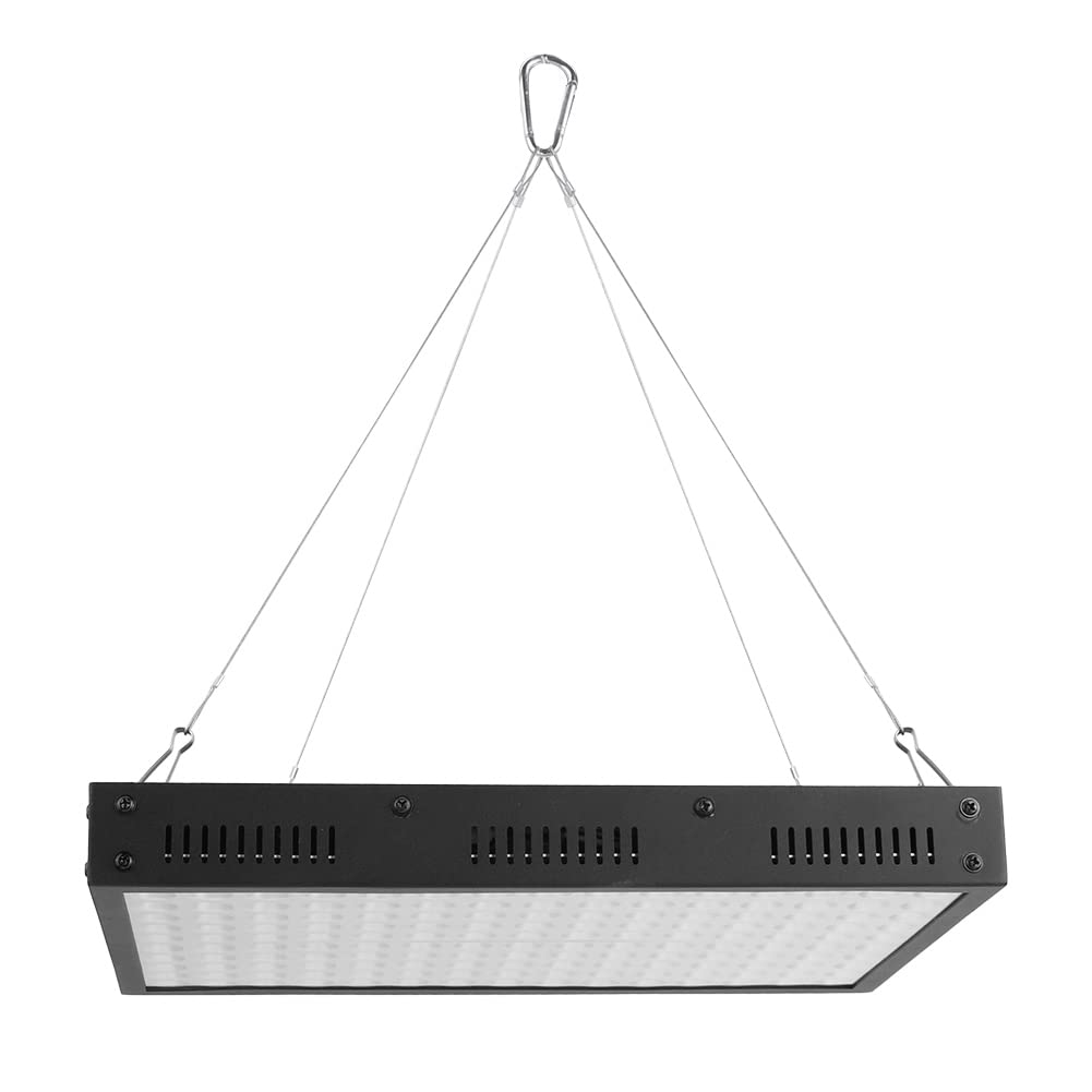 Haofy Luz LED de Cultivo de 1200W, Lámpara de Relleno de Luz Solar de Espectro Completo para Plantas de Interior de Invernadero, Flores Vegetales con Ventiladores Duales, 150 Uds. (Enchufe de la UE)