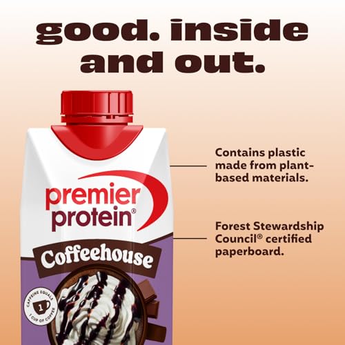 Image of Premier Protein Shake COFFEEHOUSE, Mocha, 30g Protein, No Added Sugar, 24 Vitamins & Minerals to Support Immune Health, 11 fl oz (12 Pack)