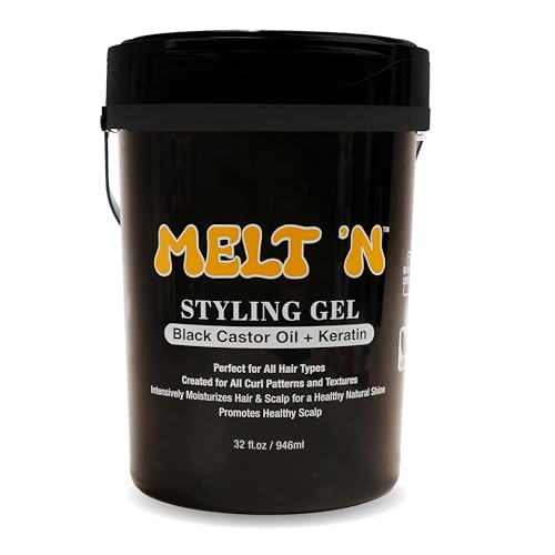 EBIN Melt'n Styling Gel (Black, 946 ml)