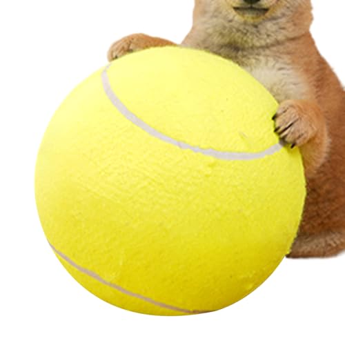 犬用 噛む ボール - 子犬 噛む テニスボール,大型 ペット アクセサリー 耐咬性 チューイング トイ 小型犬 から 大型犬 まで