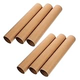 Toddmomy Papprollen 6 Stück Braun 30cm Länge 5cm Durchmesser für Poster Versand und Kreative Bastelprojekte im Klassenzimmer
