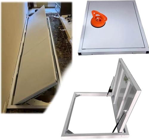 AVLLSO Tapa para revisión Puerta del sótano rebajada Personalizable para el Acceso Discreto al Espacio de la Bodega/rastreo, Panel de Entrada del sótano rebajado(36x22 Inch)