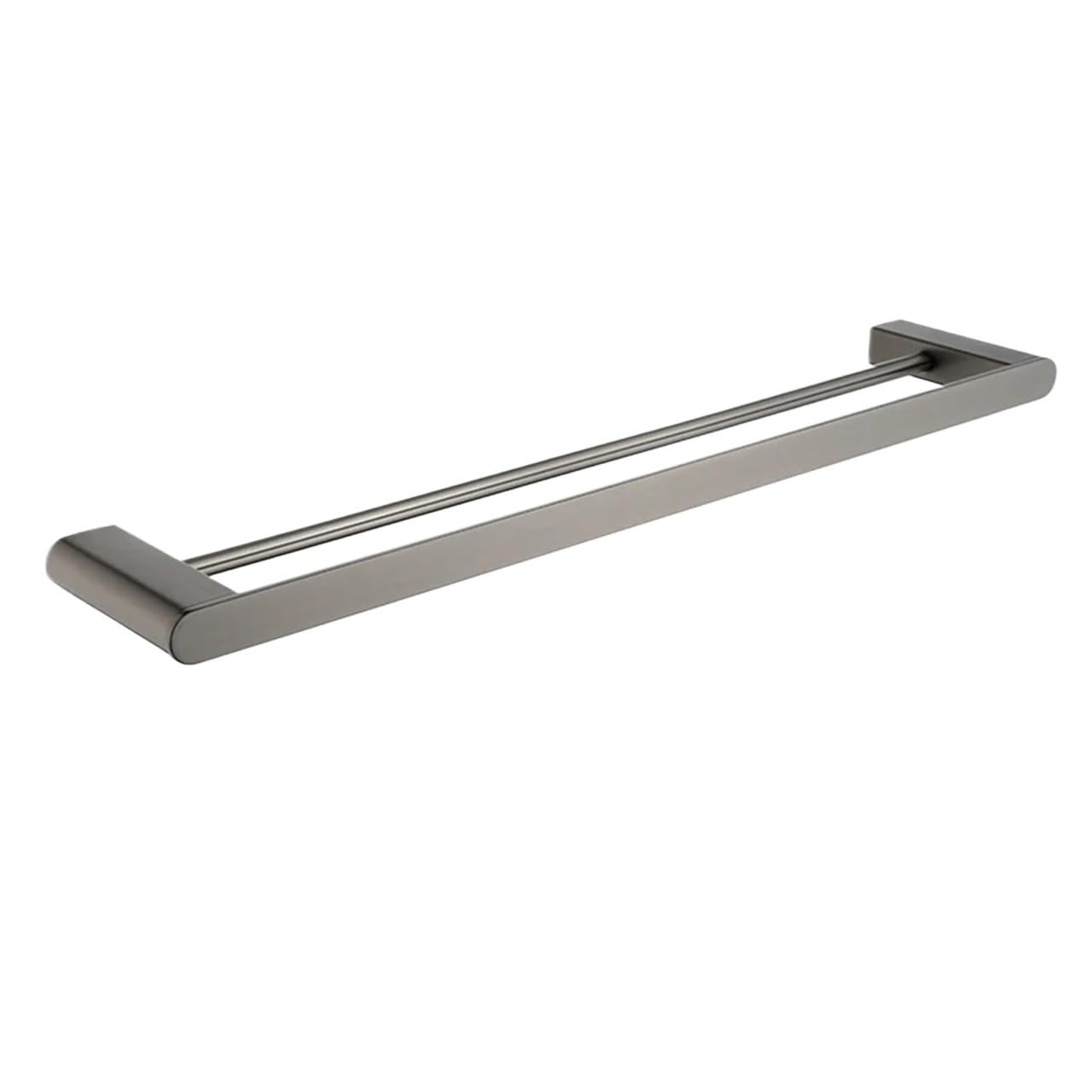 VAYEODEYU Stainless Steel Towel Bar 60cm Wall-Mounted Double Rod 1/2/4 PCS For Bathroom Kitchen(1 PCS)