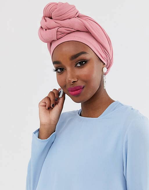 Amazon.com: Youme 4 Packs Stretch Jersey Turban Head Wraps  display picture 2
