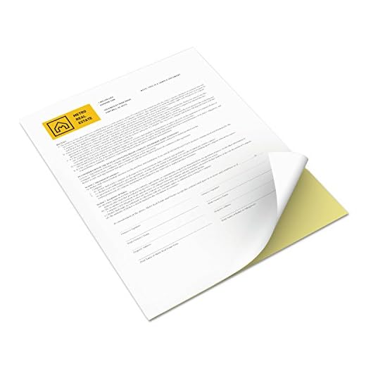 Xerox Premium Digital Carbonless Paper 2-Part Straight Collated White/Yellow, 8.5" x 11" (3R12420)