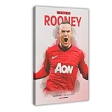 efhavce Wayne Rooney Poster auf Leinwand, Schlafzimmer, 