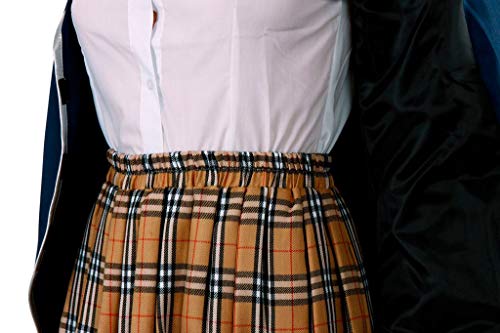 Mtxc Women's Food Wars!: Shokugeki No Soma Cosplay Erina Nakiri Female School Uniform Size Large Blue #TOP2