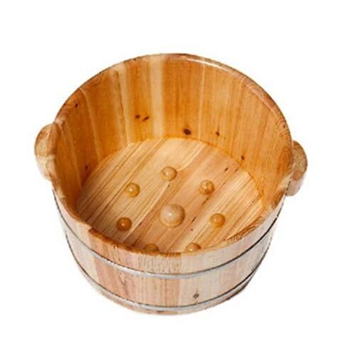 Balde de madera para spa de pies y pedicure miniatura 2