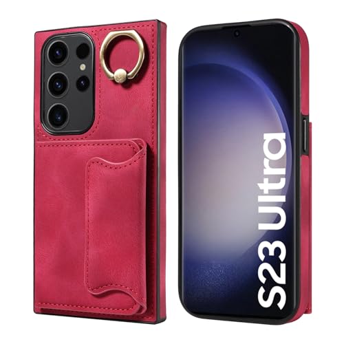 Housse rouge Samsung S23 Ultra idéale pour regarder vos vidéos en mains libres