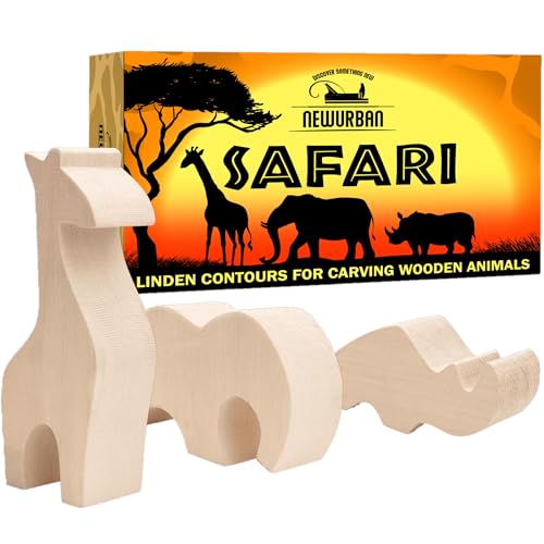 Eli® Bois De Tilleul - Figurines à Sculpter Avec Instructions De Sculpture Pour Enfants - Kit De