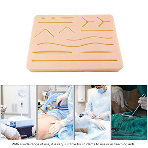 Kit de treinamento de sutura ULTECHVO reutilizável de silicone para sutura para treinamento de sutur