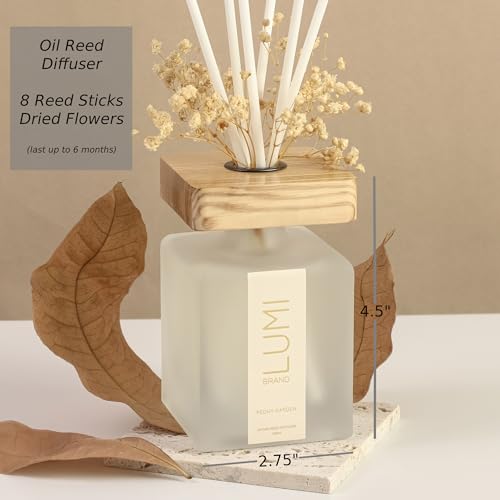 Luxury Aroma Gift Set | Peony Garden - Reed Diffuser (200ml), Wood Wick Soy Candle (200g), Room Spray (50ml) | Includes Dried Flowers & 8 Reeds | Luxurious Home Fragrance for Home Décor & Gifts - Image 5