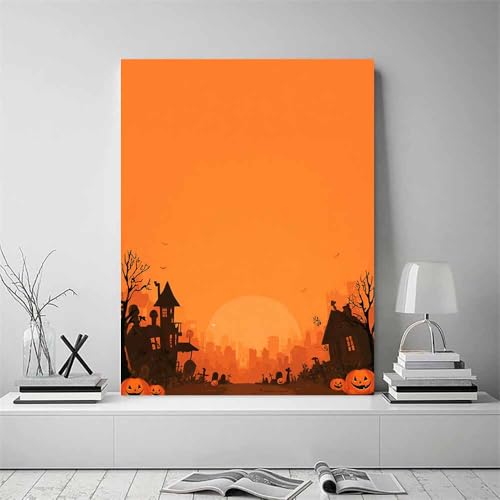 Impressions de posters d'Halloween pour décorer les salons