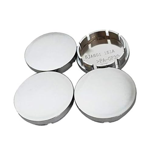 4pcs / set 56mm bilhjulscentrum navkapslar Universal ABS fordon däck däck fälg täcker protektor dekorationer (Color : Silver)