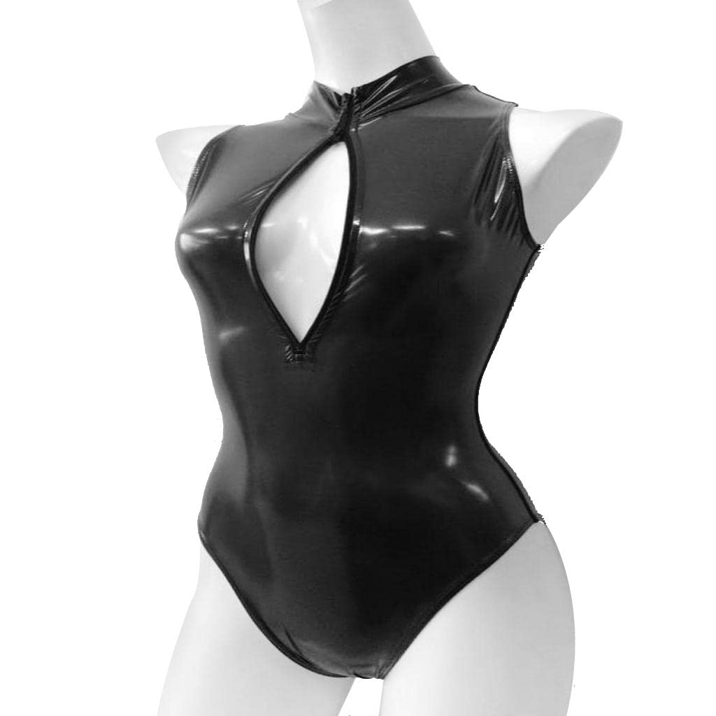 Oshhni Body Da Donna Effetto Bagnato Lingerie Body Chemise Intimo Vereinskleidung