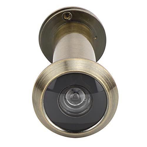 Mirilla para puerta con tapa antirrobo de 220 grados, visor de seguridad con cubierta trasera, para 16-23mm, aleación (bronce) miniatura 1