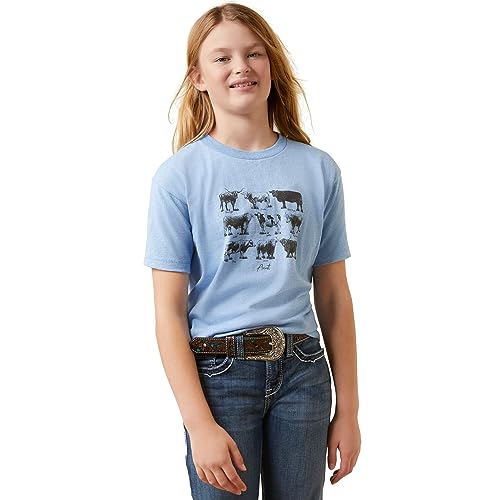 Ariat Girls Cow Chart T