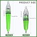 SILANON Deep Drop LED Fishing Light Underwater Waterproof Fishing Light Night Flashing Fishing Lure Light Attractants Fishing Lamp Tools for Attracting Bait Lures 5 Colors (Green, 5pcs-6.7inch)