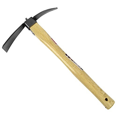 Senkichi Stainless Steel Single Hand Hoe, Pickel, For Dirt and Hole Digging, Oak Pattern, Depth 9.3 x Height 15.6 x Width 2.0 inches (23.5 x 39.5 x 5 cm)