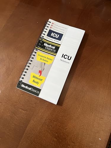 Carnet d'histoire médicale avec modèles médicaux perforés ICU H&P - 2