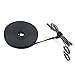 Pasow fastening tape Cable Tie Double Side Nylon Power Wire Management 3/4Inch 1 Roll Hook (25 Yards, Style 1)