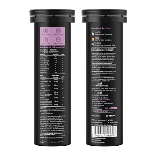 Image of Auric Party Detox Effervescent Tablet - Drop, Fizz & Drink - 40 Tablets