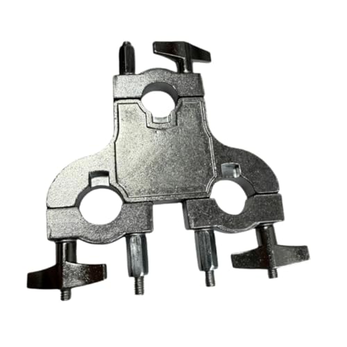 Conector de Abrazadera para Batería Colaxi, Clip de Expansión para Platillos, Accesorio Metálico Profesional Multifunción con Plataforma de Montaje de 3 Agujeros miniatura 1