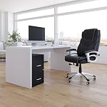 STAPLES 2-Drawer Vertical File Cabinet, Letter Size Documents, Lockable, 18.9" D x 14.3" W x 24.1" H, Black - Image 2