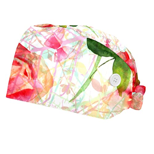 Casquette rose et papillons respirante et unisexe pour le travail