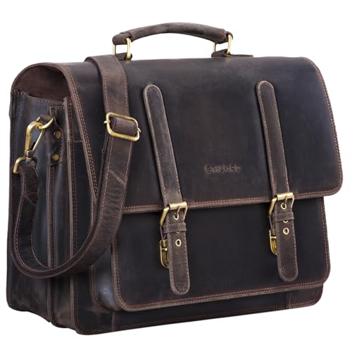 Sac enseignant homme cuir pour ranger un classeur A4 sans abîmer les documents
