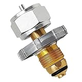 GETAJGHSD Propangas Ventiladapter mit Schnellverschluss Schnellanschluss Gasservice Anschluss für Campinggrill und Outdoor Gasflasche Stabiles Dichtsystem Kompatibel mit Verschiedenen