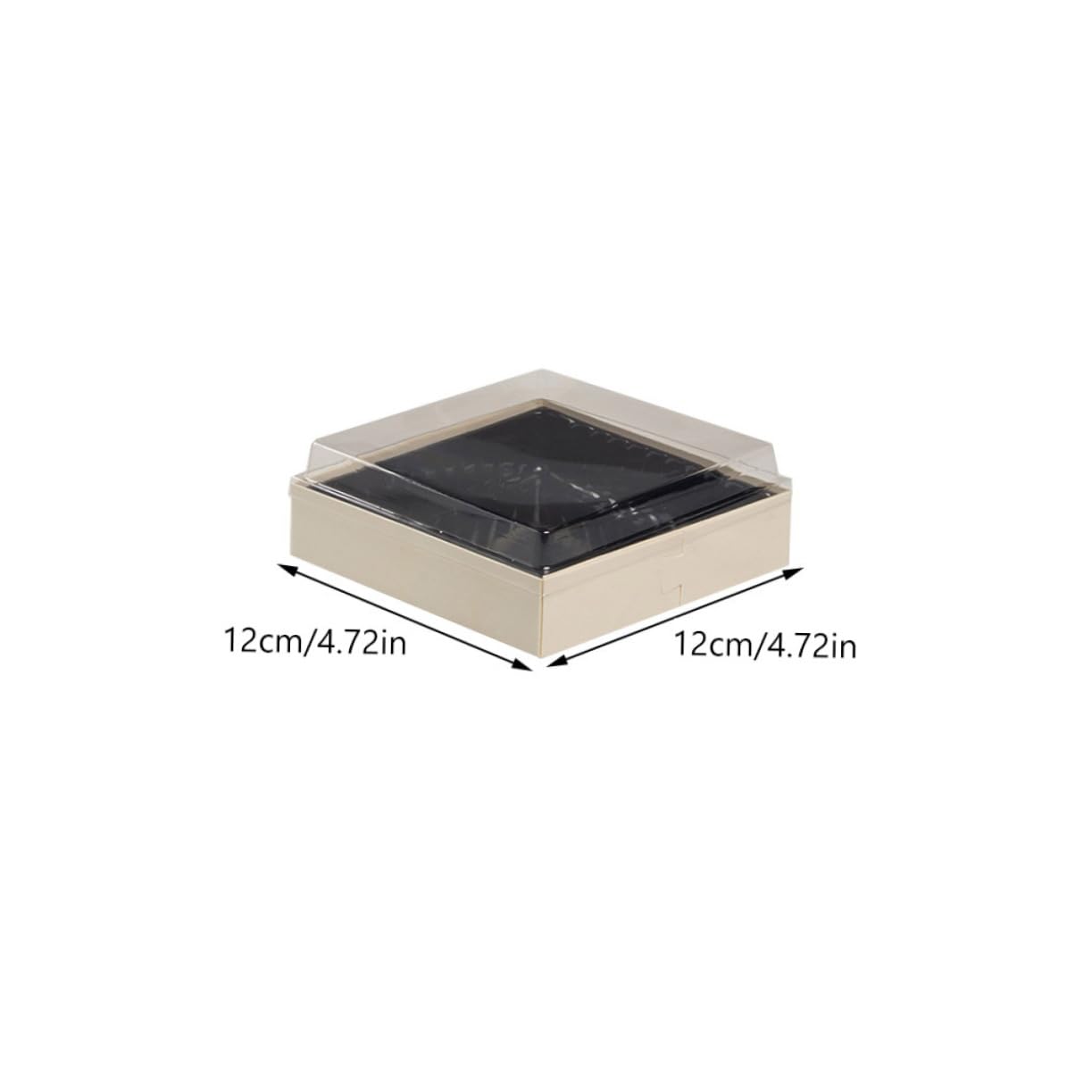 BRIGHTFUFU 5pcs Boxes Portable Sushi Box Food Grade Meal Containers for Sashimi Snacks and Desserts Odorless Heat Resistant Design for Daily Use