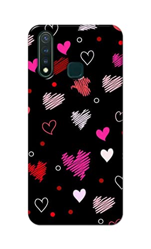 Image of PRINTFIDAA Vibrations of Love Hard Back Cover for Vivo Y19 / Vivo U3 (6.53 inch) Back Cover -(P6) KAT1009