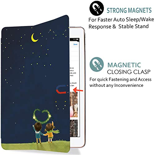 Image of DuraSafe iPad Pro 12.9 inch 4th Generation Printed Cover A2229 MY2H2HN /A MY2J2HN /A A2069 MXAT2HN /A MXAV2HN /A MXAU2HN /A MXAW2HN /A A2233 MY3K2HN /A MY3J2HN /A MXFY2HN /A MXG12HN /A MXFX2HN /A - Night Sky