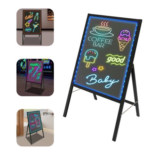 Pizarra LED para noticias con pantalla LED para menús, para hogares, bodas, restaurantes, hoteles, tiendas, centros comerciales, supermercados, clubes, etc