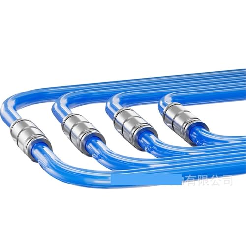Conector neumático de acero inoxidable PU8 con unión recta estable 7