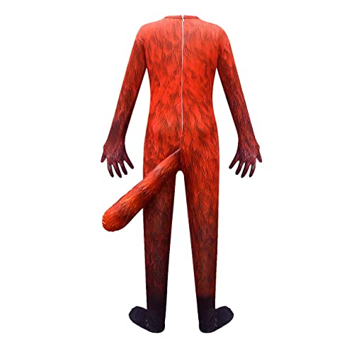 Costume da Panda rosso per ragazze Mei Halloween