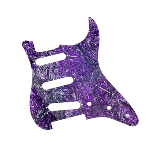 Pickguard et couvercle arrière acrylique ST 11 trous pour éviter les rayures de médiator