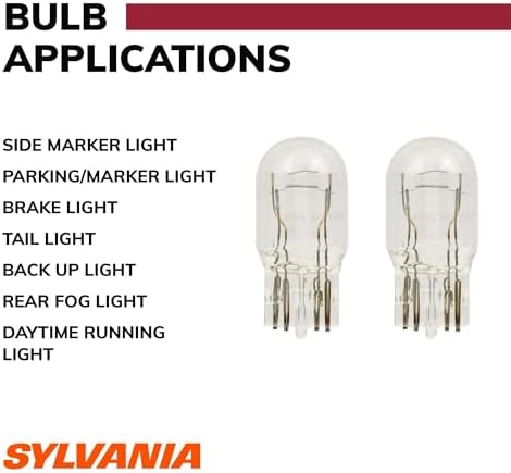 SYLVANIA - 7443 Long Life Miniature - Bulb, Ideal for Daytime Running Lights (DRL) and Back-Up/Reverse Lights (Contains 2 Bulbs) — view 3