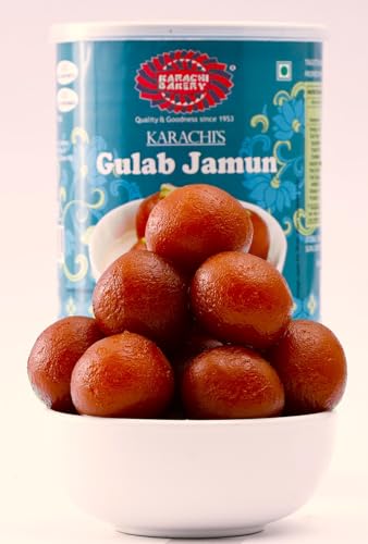 Image of Karachi Bakery Kaju Katli 200gm & Gulab Jamun 1kg, Mouth Watering Diwali Sweets, Indian Mithai, For Family, Friends on Special Occasions