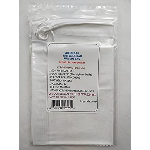 Nut Milk Bag 100% Pure Cotton Food Grade 1pcs Cheesebag Cover